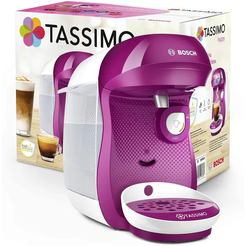 Bosch Tassimo Happy TAS1001 Rosa · Cafetera Multibebida ▶️ TiendaCPU
