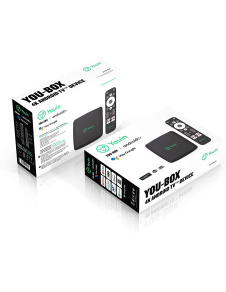 You-Box EN1040K Android TV 4K UHD · Reproductor Multimedia ▶️TiendaCPU
