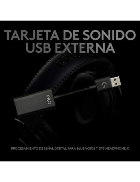 Logitech G PRO X Auriculares Gaming con Cable sonido USB