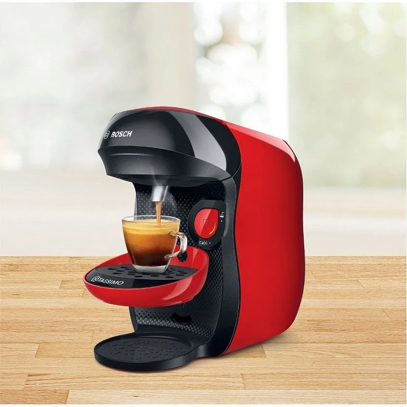 Bosch Tassimo Happy TAS 1003 Roja/Negra · Cafetera Multibebida ▶️ TiendaCPU