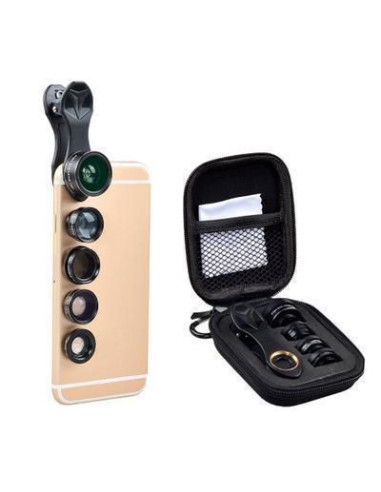 Kit 5 Lentes + Funda para cualquier Smartphone ▶️ Tienda CPU
