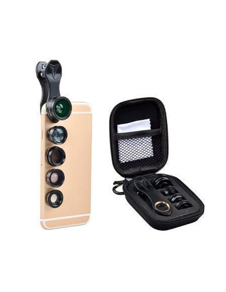 Kit 5 Lentes + Funda para cualquier Smartphone ▶️ Tienda CPU