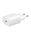 Samsung Cargador de Red Rápido USB-C 25W Blanco (sin cable) - Cargador - color