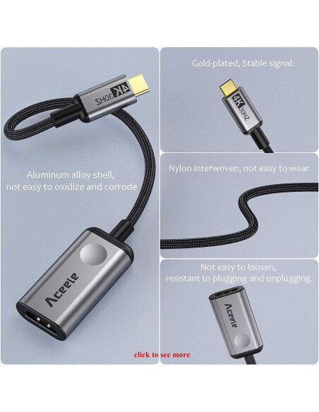 Aceele USB-C-auf-HDMI-Adapter ▶️ TiendaCPU
