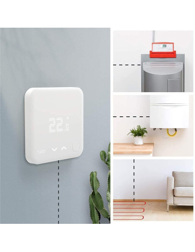 Tado Kit Inicio V3 Calefaccion Inteligente Cableado Termostato Inteligente TiendaCPU