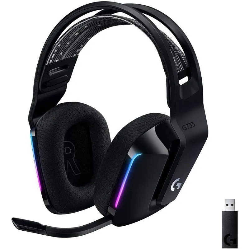 Logitech G733 Black · Wireless Gaming Headset ▶️ TiendaCPU