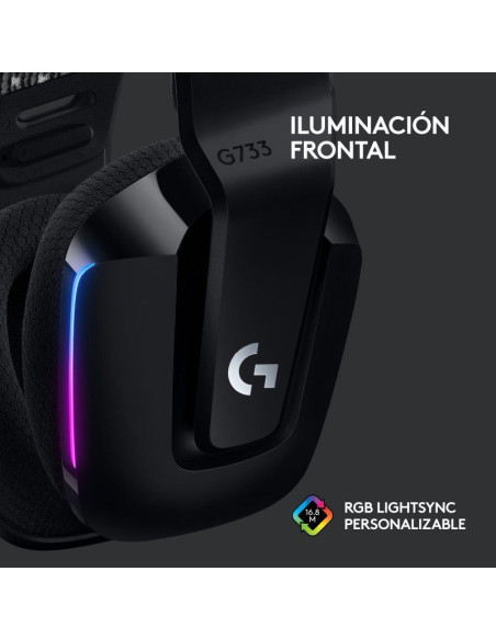 Logitech G733 Black · Wireless Gaming Headset ▶️ TiendaCPU