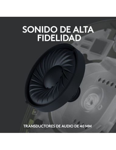 Logitech G435 LIGHTSPEED Negros | Auriculares - TiendaCPU