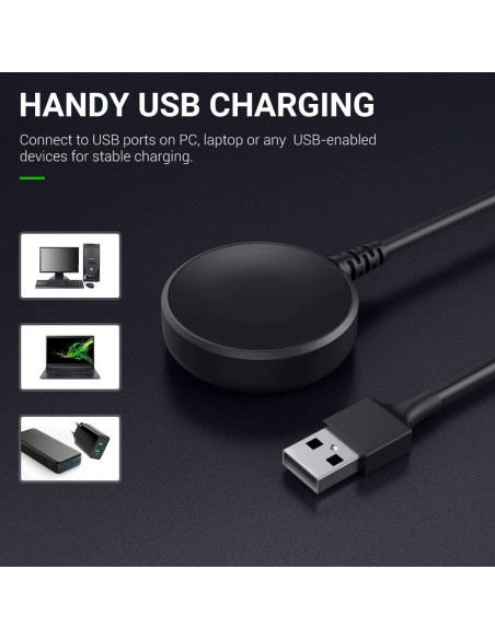 MoKo Base de Cargador Compatible Galaxy Watch · Cargador ▶️ TiendaCPU