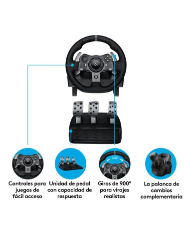Comprar Logitech G920 Volante y Pedales Xbox One/PC | Driving Force