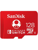 SanDisk SDXC 128GB para Nintendo Switch - Tarjeta de Memoria - el