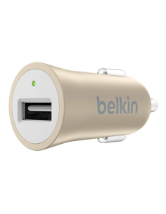 Cargador de coche Belkin 2.4 aMP Universal Dorado