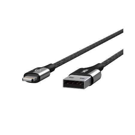 Cable de datos Belkin Kevlar Premium Lightning / USB Negro 1,2Mt.