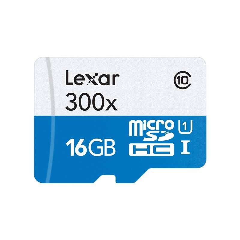 Memoria MicroSDHC Lexar 16Gb 300x High-Performance