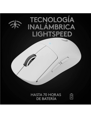 Logitech Pro X Superlight 25600DPI Blanco · Ratón Gaming ▶️ TiendaCPU