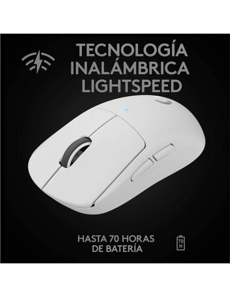 Logitech Pro X Superlight 25600DPI Blanco · Ratón Gaming ▶️ TiendaCPU