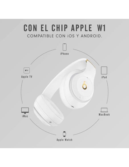 Beats Studio3 Wireless con cancelación de Ruido Blanco