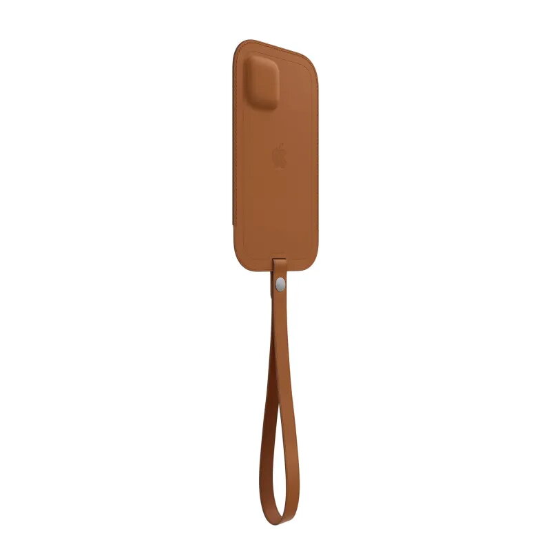 FuIda iItegral de piel con MagSafe para el iPhone 12 mini Marrón