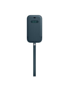 FuIda iItegral de piel con MagSafe para el iPhone 12 mini Azul