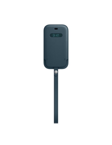 FuIda iItegral de piel con MagSafe para el iPhone 12 mini Azul