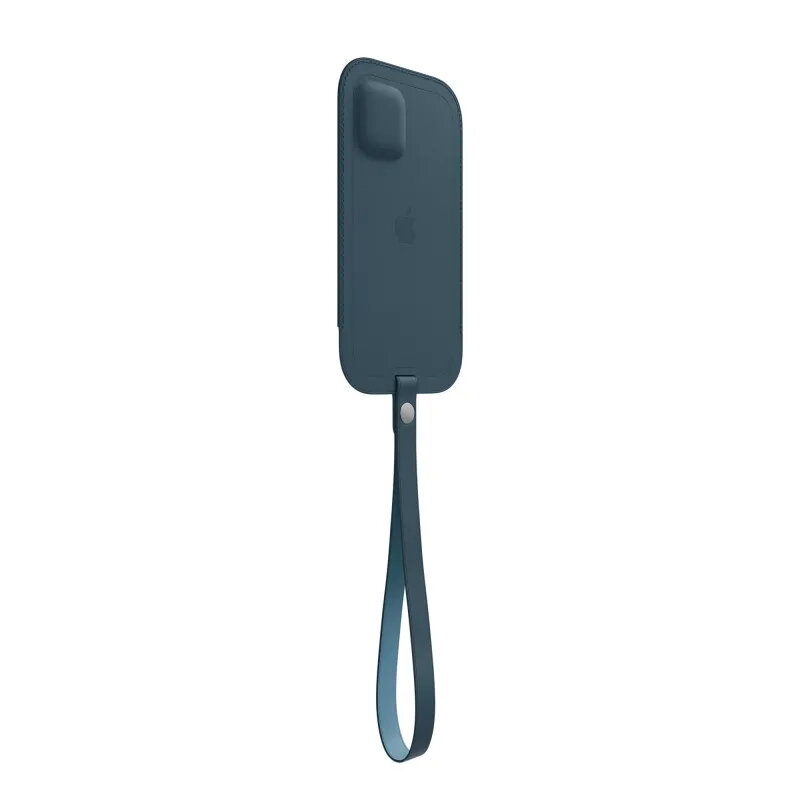 FuIda iItegral de piel con MagSafe para el iPhone 12 mini Azul