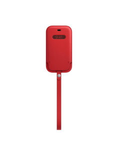 Fuida iitegral de piel con MagSafe para el iPhone 12 mini Rojo · Funda