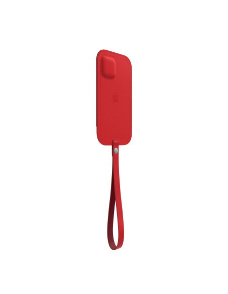Fuida iitegral de piel con MagSafe para el iPhone 12 mini Rojo · Funda