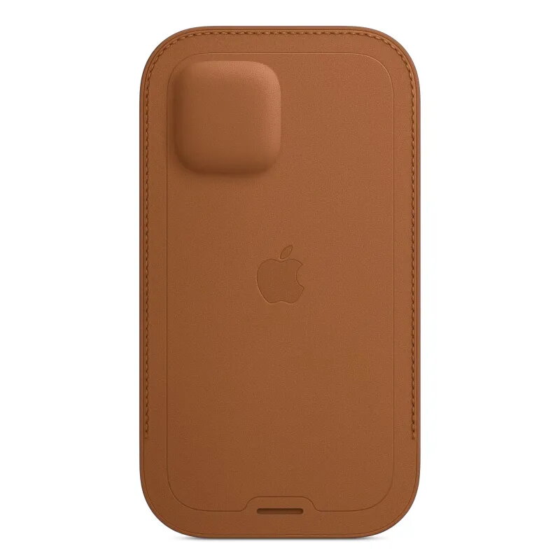 Fuida iitegral de piel con MagSafe para el iPhone 12 Marrón