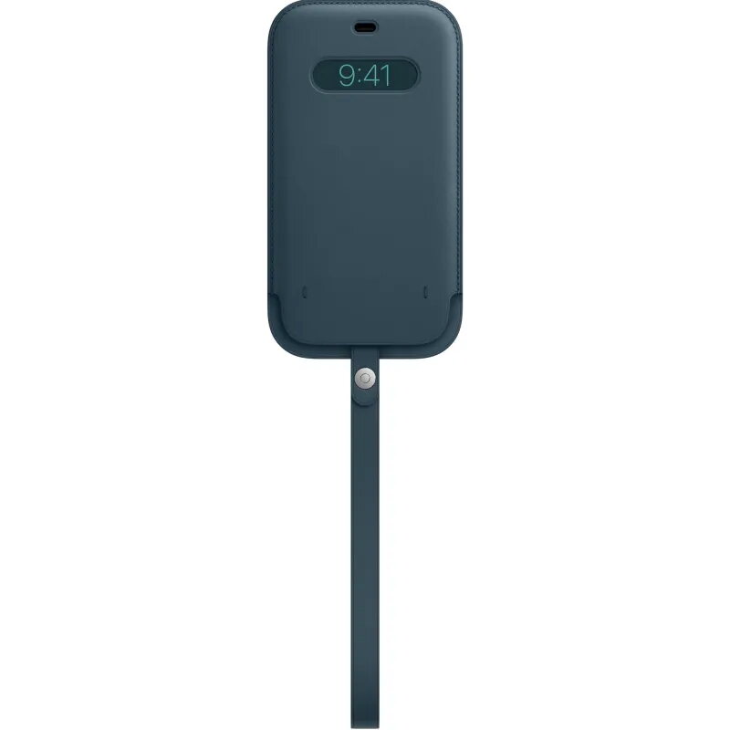 FuIda iItegral de piel con MagSafe para el iPhone 12 Pro MAX Azul