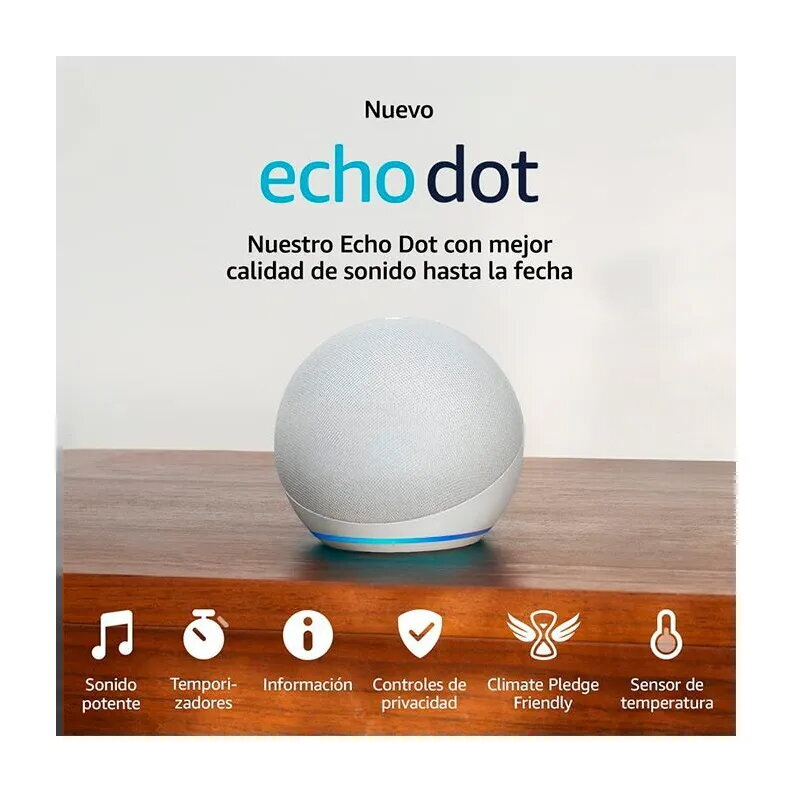 Amazon Echo Dot 5ª Generación Blanco - Altavoz Inteligente con Alexa