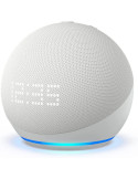 Amazon Echo Dot 5ª Generación Blanco Con Reloj - Altavoz inteligente - funciones de alexa