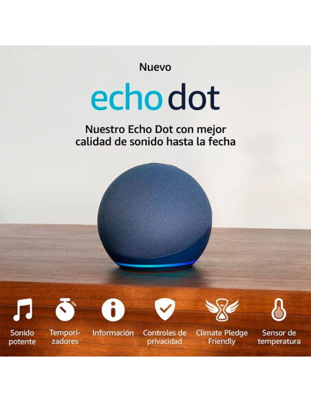Amazon Echo Dot 5ª Generación Azul Marino - Altavoz inteligente