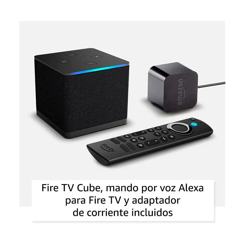 Amazon Fire TV Cube 4K 2022 Control por Voz - Dispositivo Multimedia