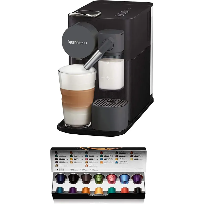 Black De'Longhi Nespresso Coffee Maker with Touchpad - TiendaCPU