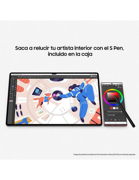 TaSlet Samsung Galaxy Tab S8+ Wifi 8/256GB Negra56GB - TiendaCPU