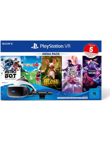 Sony PS4 VR Mega Pack 3 + Kamera + 5 Games CUH-ZVR2