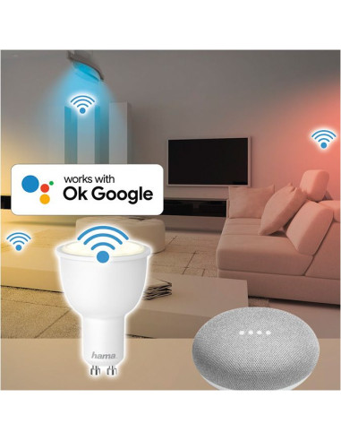 Bombilla Inteligente Led GU10 4,5W Blanca Regulable - TiendaCPU