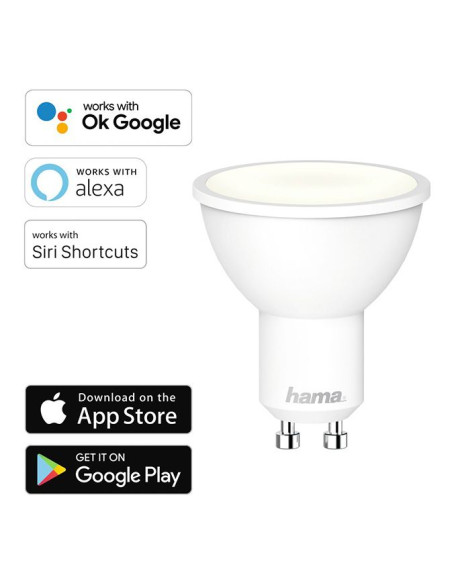 Bombilla Inteligente Led GU10 4,5W Blanca Regulable - TiendaCPU