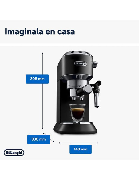 Manual espresso machine De'Longhi EC685. BK Negra - Coffee maker
