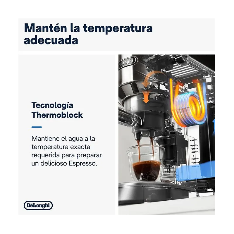 Manual espresso machine De'Longhi EC685. BK Negra - Coffee maker