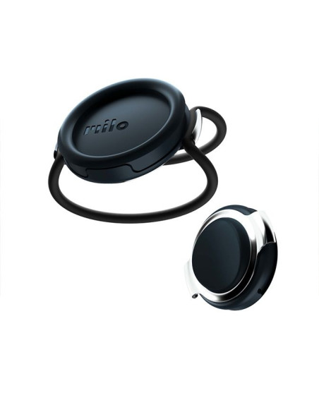 Clip con banda elástica y empuñadura curvada para fijar el Milo