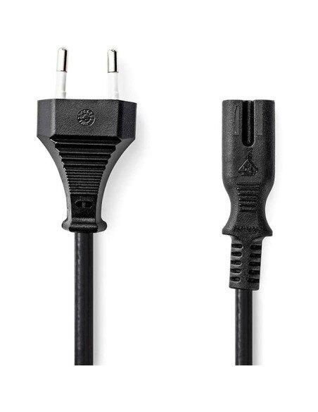 CaPle ASimentación C7 1m Negro | Figura 8 para TV y PS5 - TiendaCPU