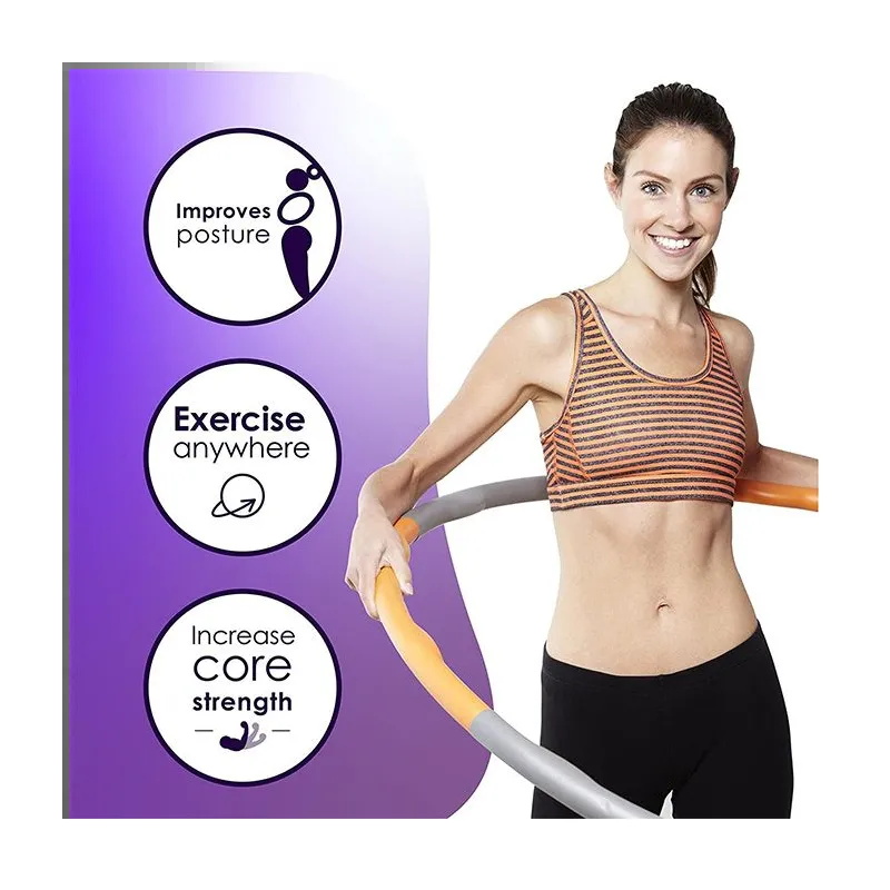 Hula Hoop Just be... Fitness Azul - Juguetes