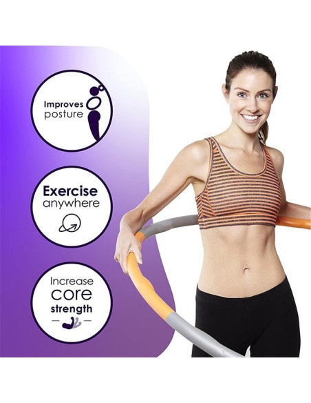 Hula Hoop Just be... Fitness Azul - Juguetes