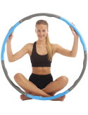 Just be... Fitness Hula Hoop Azul 1.5 KG - Deporte y Ocio