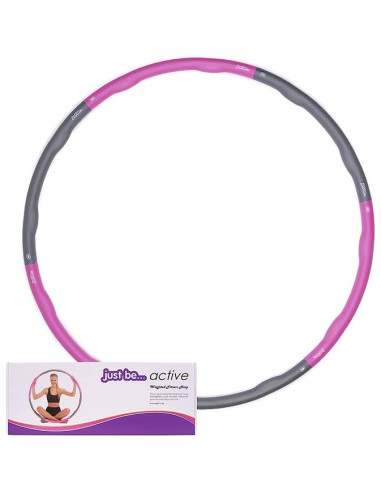 Just be... Aro Fitness Hula Hoop Rosa 1.2 KG - TiendaCPU