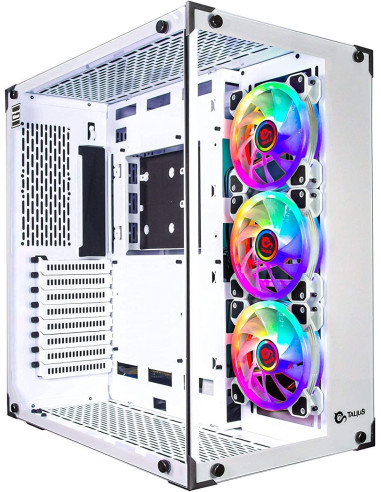 Caja ATX Talius Cronos Frost Blanca - TiendaCPU