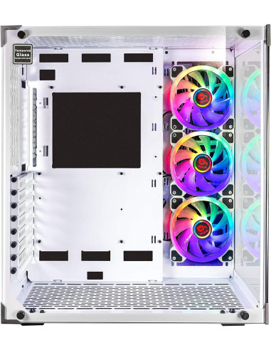 Caja ATX Talius Cronos Frost Blanca  - TiendaCPU