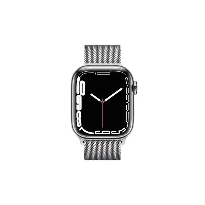 SmArtwaAches Apple Watch S7 41 mm LTE Caja de acero inoxidable Plata