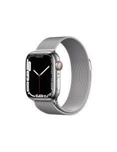 SmArtwaAches Apple Watch S7 41 mm LTE Caja de acero inoxidable Plata